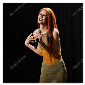 Kabarett-Programm, Mikrofon und Spot