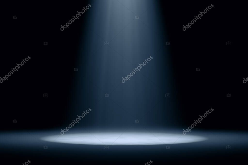 Moderne Bühne mit Spotlicht